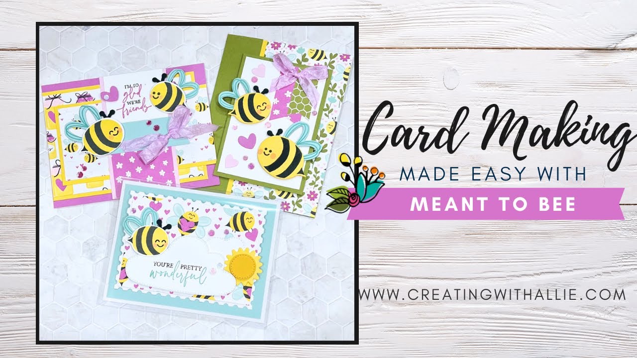 Make 3 SUPER CUTE cards with the Meant to Bee Bundle from Stampin' Up!