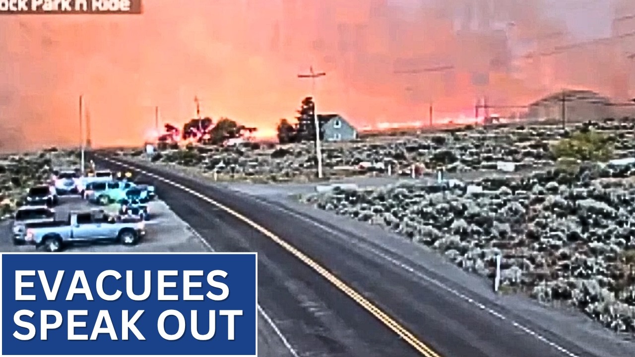 Hawk fire: Evacuees describe Nevada's fast-moving wildfire