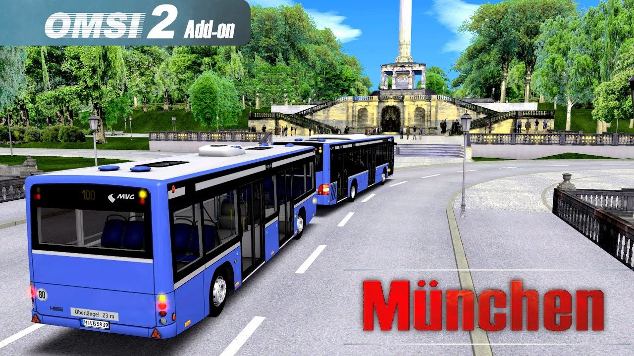 OMSI 2 München | Lion's City mit Anhänger auf der Museumslinie 100 ☆ Let's Play OMSI 2 | 