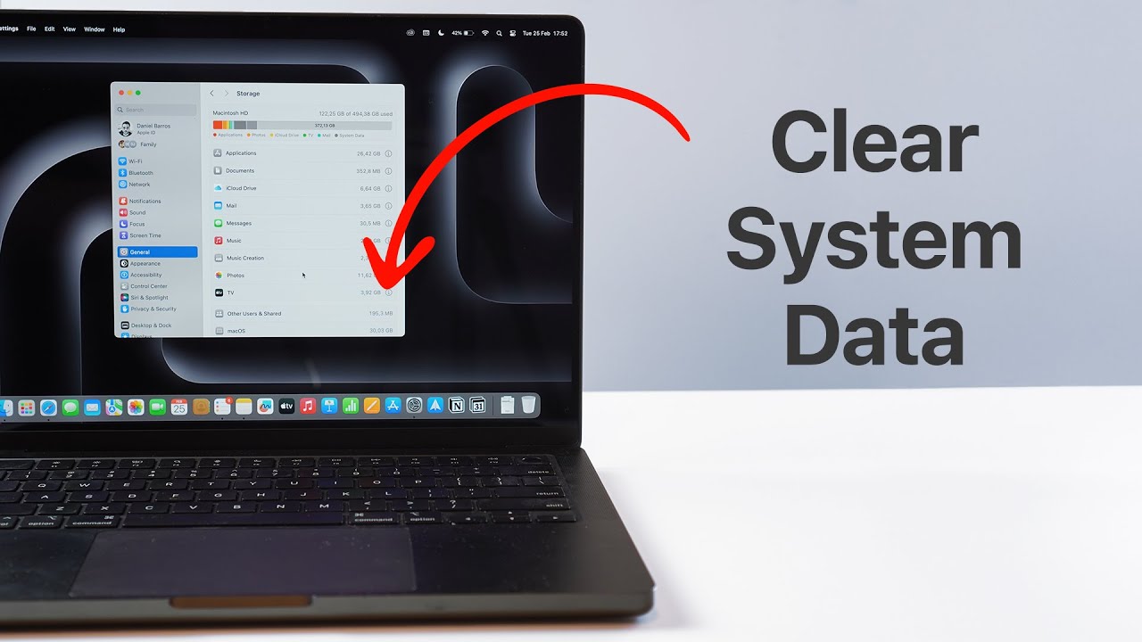 How to Free Up A TON of your Mac Storage - Clear System Data!