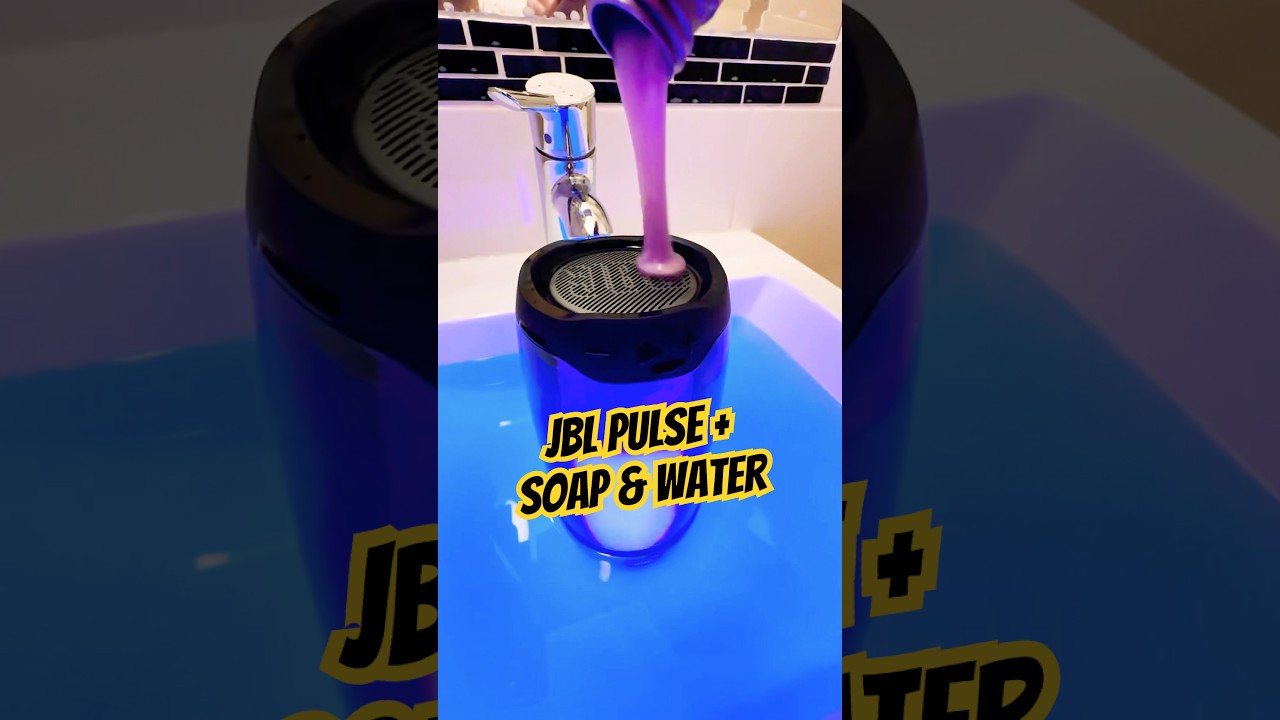 Soapy Challenge for JBL Pulse 4 🔊🫧