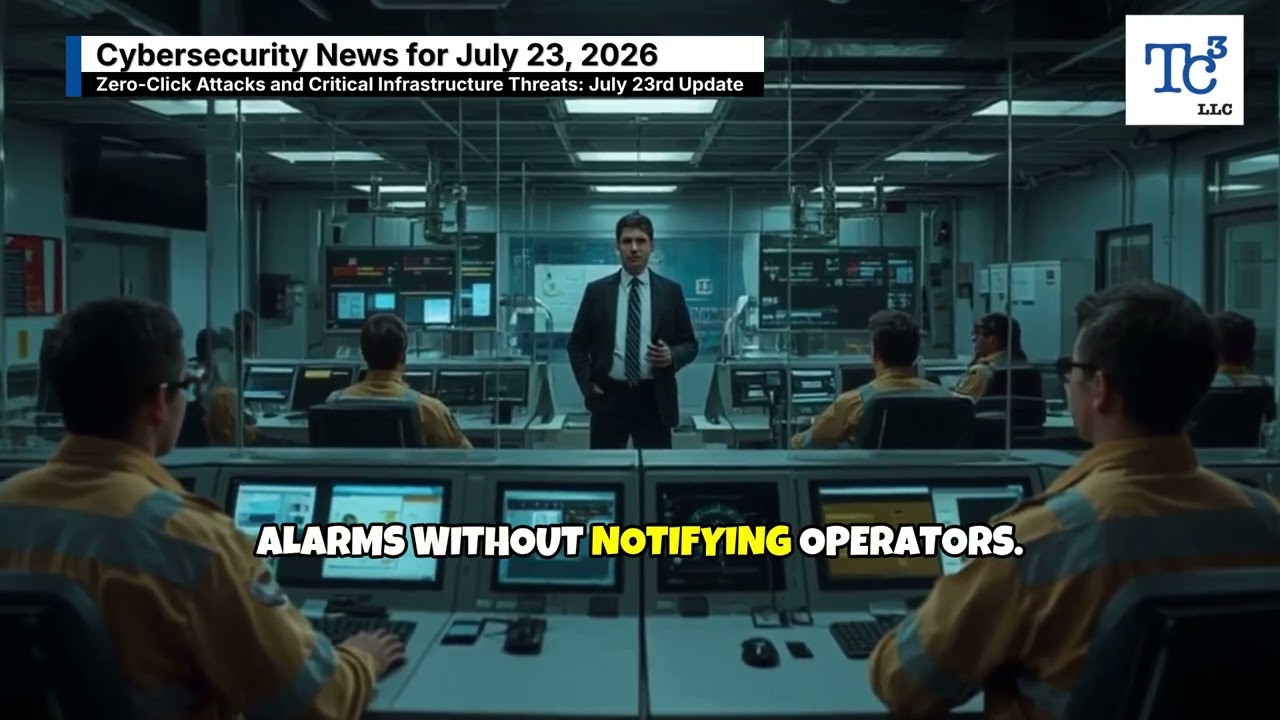 Zero-Click Attacks and Critical Infrastructure Threats: July 23rd Update