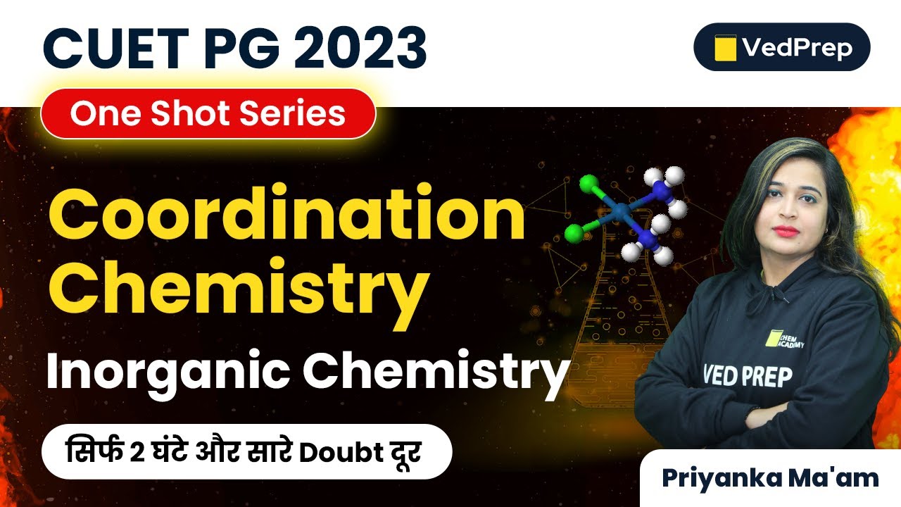 Coordination Chemistry | Inorganic Chemistry | L-1 | CUET PG 2023 | VedPrep Chem Academy