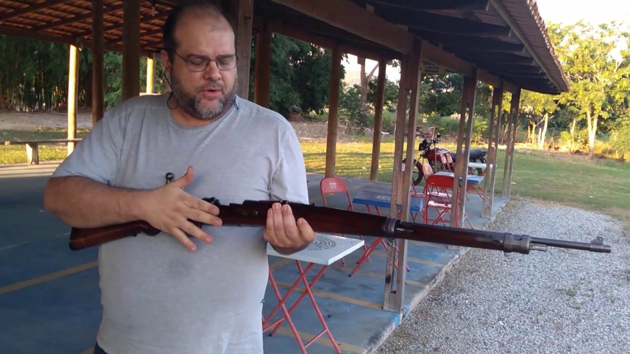 Fuzil Mauser Mod 1935 7X57mm (Tiros a 200m)