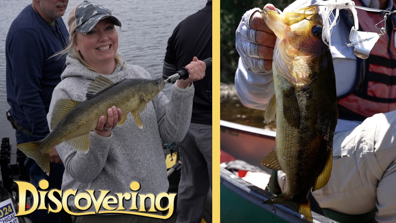 Keweenaw Walleye Fishing & Sylvania Wilderness Bass Fishing | DISCOVERING