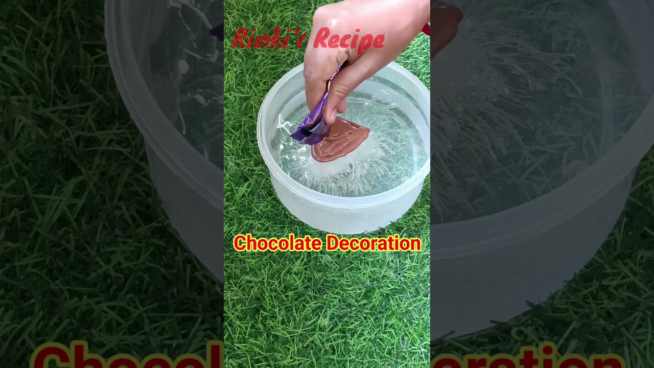 Chocolate Decoration #chocolatedecoration