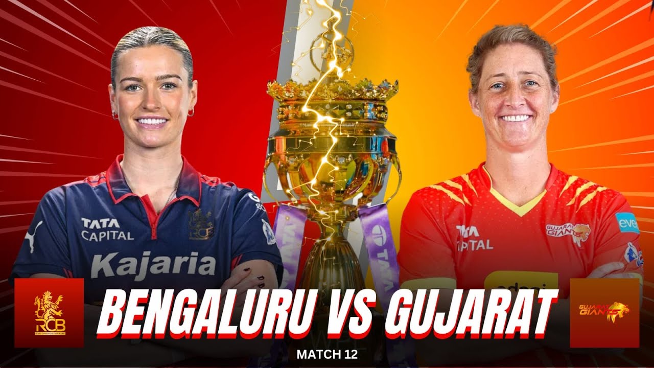 🔥 RCB vs GT LIVE 🔴 | WPL Big Clash 😱 | Who Will Win Today? #rcb #gg #live #sports #cricket #ipl
