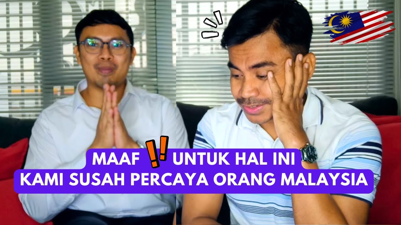 SATU HAL YANG SUSAH KAMI PERCAYA DARI ORANG MALAYSIA‼️
