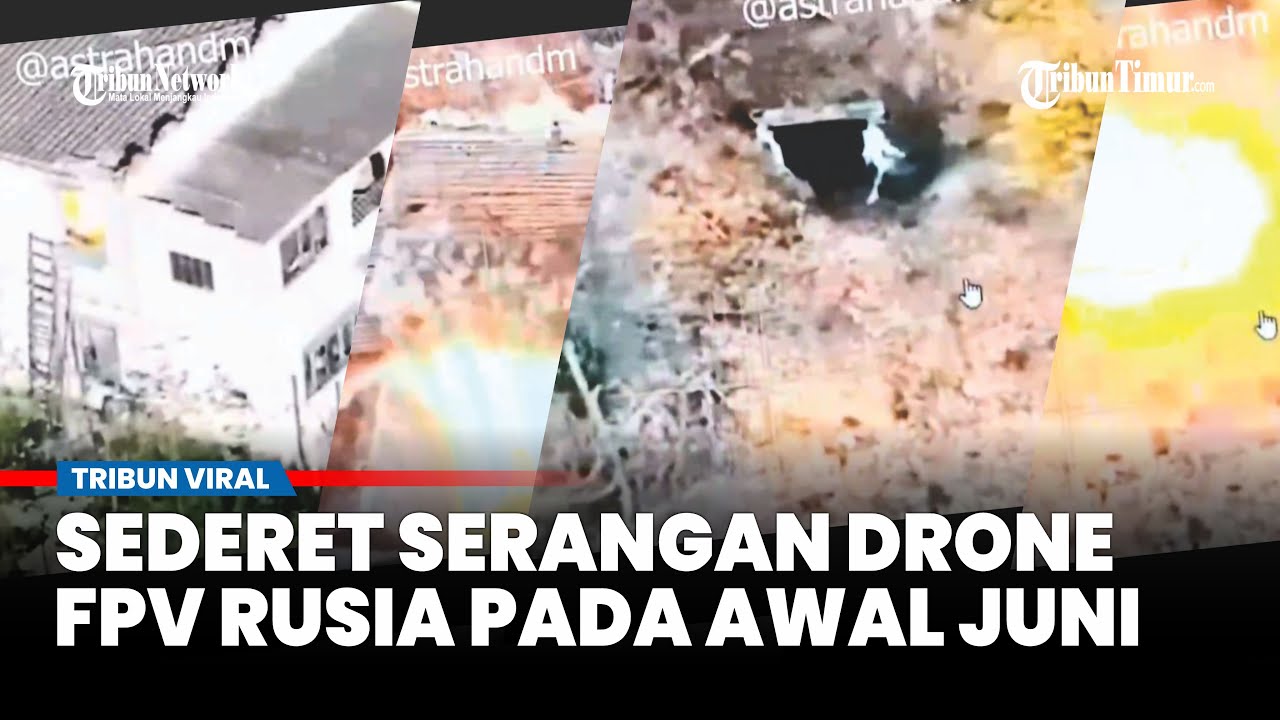 Drone FPV Rusia Pekan Ini, Bangunan dan Berbagai Alat Tempur Militer Zelenskiy Disikat