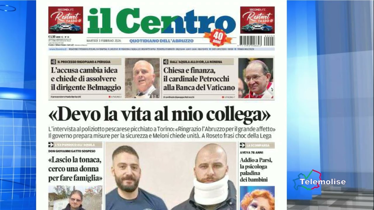 Rassegna stampa del 03/02/2026