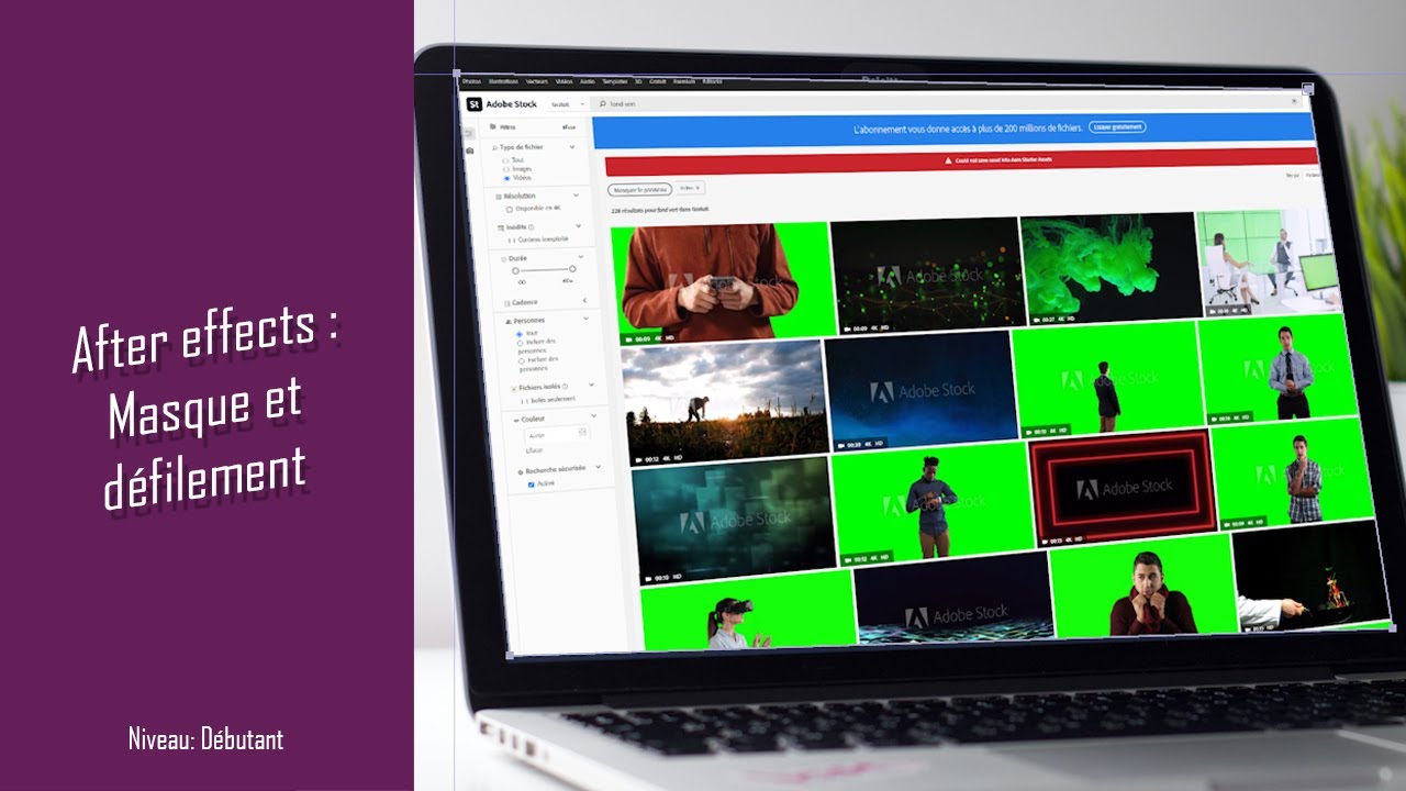 Comment créer un effet d'écran qui défile dans After Effects