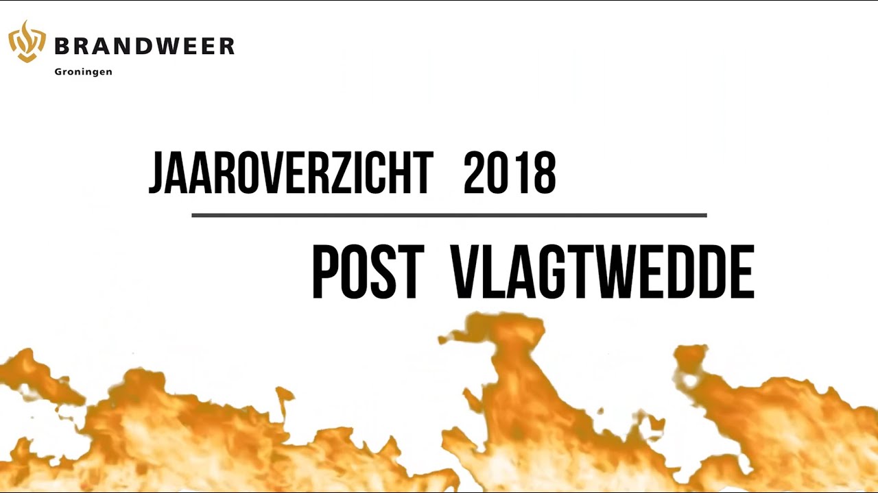 Jaaroverzicht 2018 Brandweer Vlagtwedde