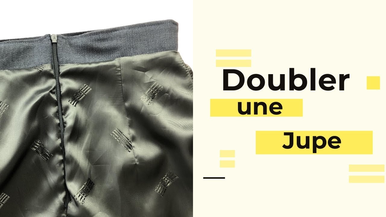 Doubler une jupe avec fermeture