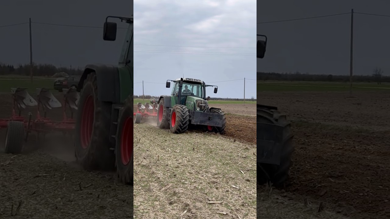 FENDT 818 Vario + pług AKPIL KM 180 Vario 5+ Engine Sound