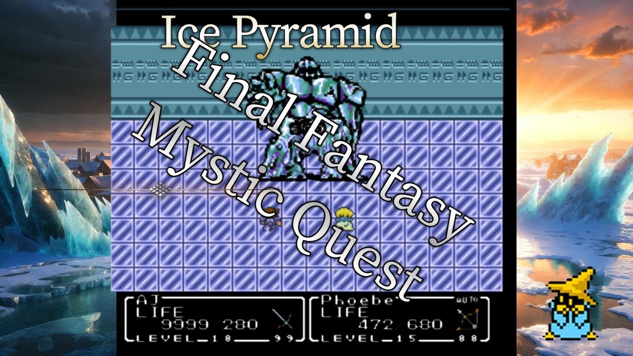 ❄️ FF Mystic Quest: Сокрушите босса Ледяного Голема и навсегда растопите Акварию! Секреты Ледяной...