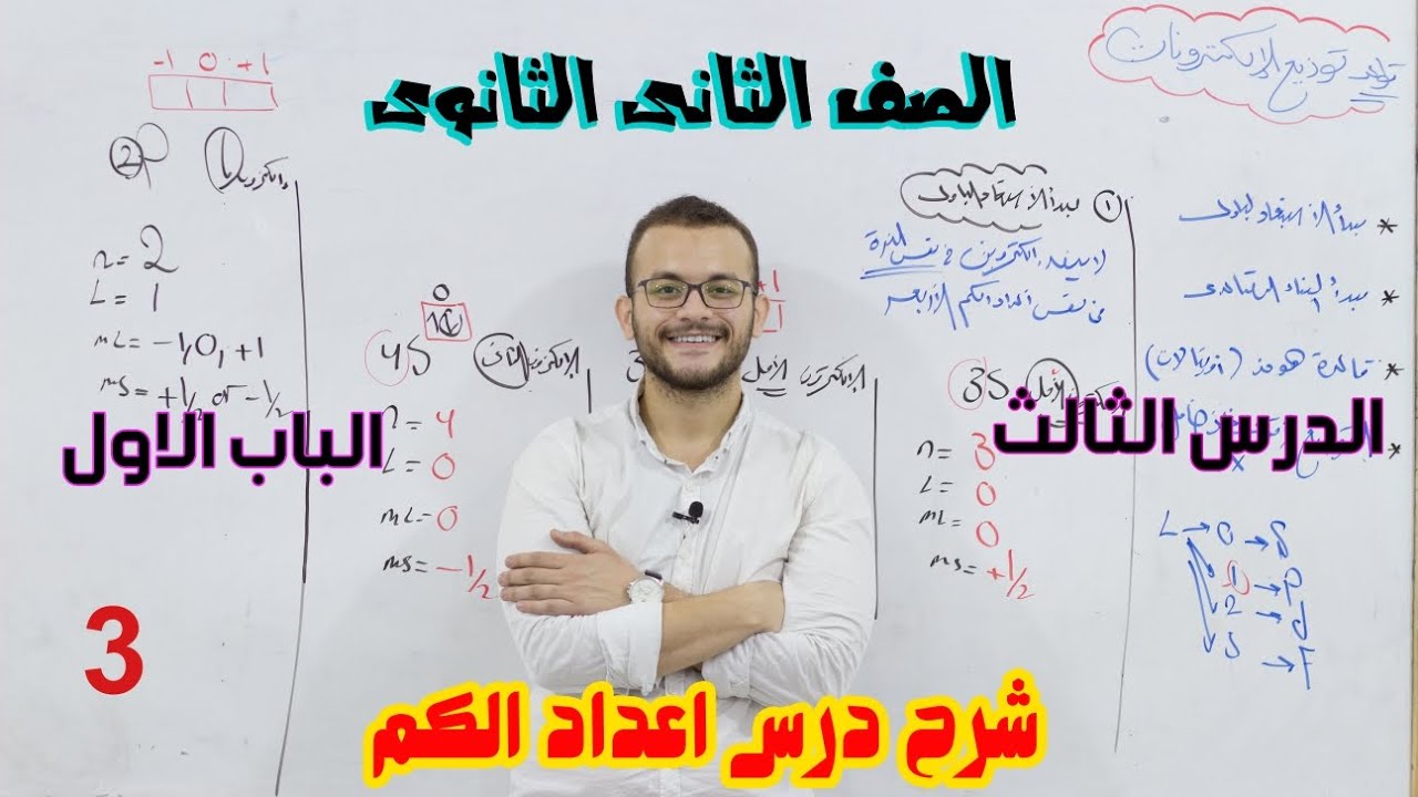 شرح أعداد الكم للصف الثاني الثانوي