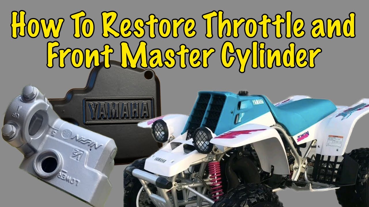 1992 Vintage Banshee Throttle Master Cylinder Restoration