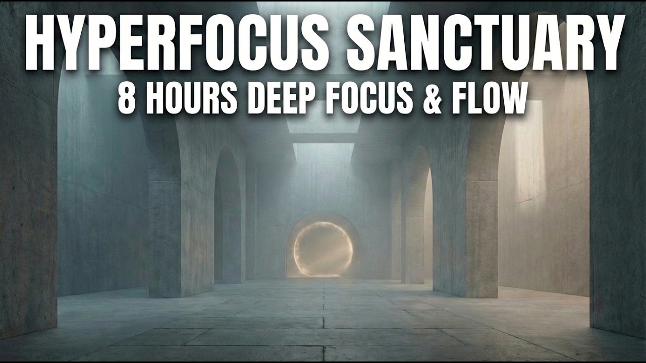 Hyperfocus Sanctuary: 8 Hours of Deep Concentration & Ambient Flow