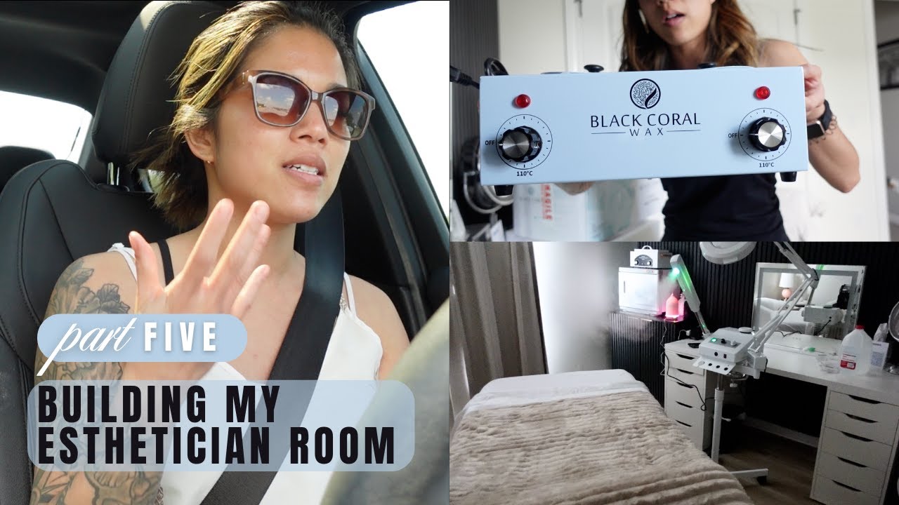 ESTHETICIAN ROOM Part 5: Salon Centric shopping, waxing supplies + updated decor