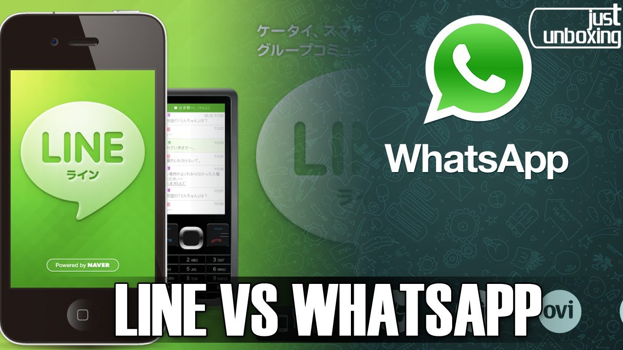 Line VS Whatsapp | Comparativa | Just Unboxing