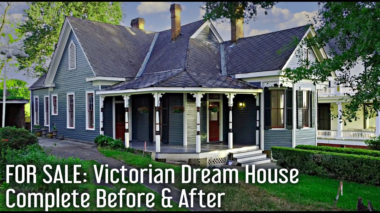COMPLETE BEFORE AND AFTER VICTORIAN DREAM HOUSE