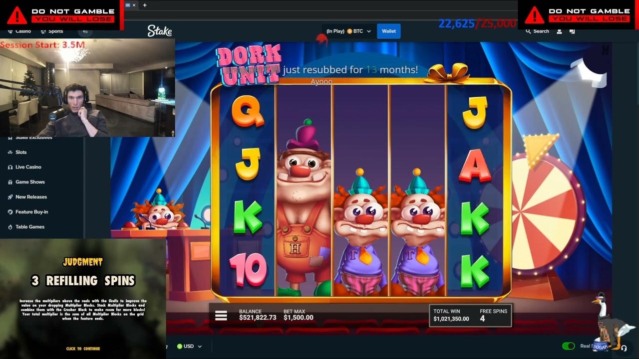 TRAINWRECKSTV 2.8M WIN ON DORK UNIT 🤑🤑🤑