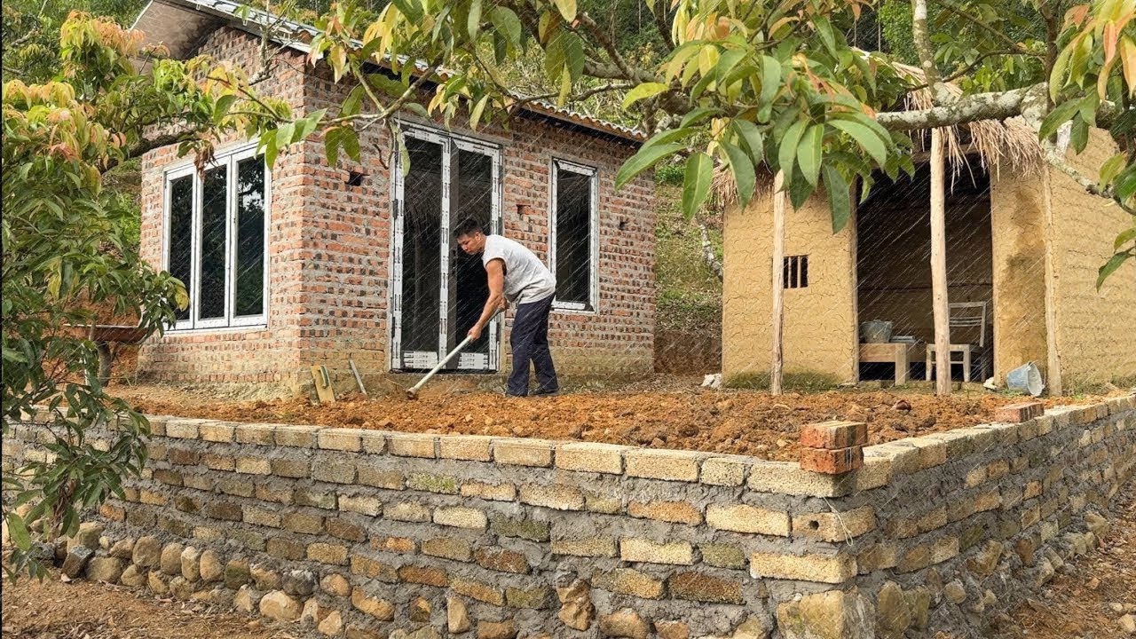 100 days of building a new house, taking care of and harvesting lychees