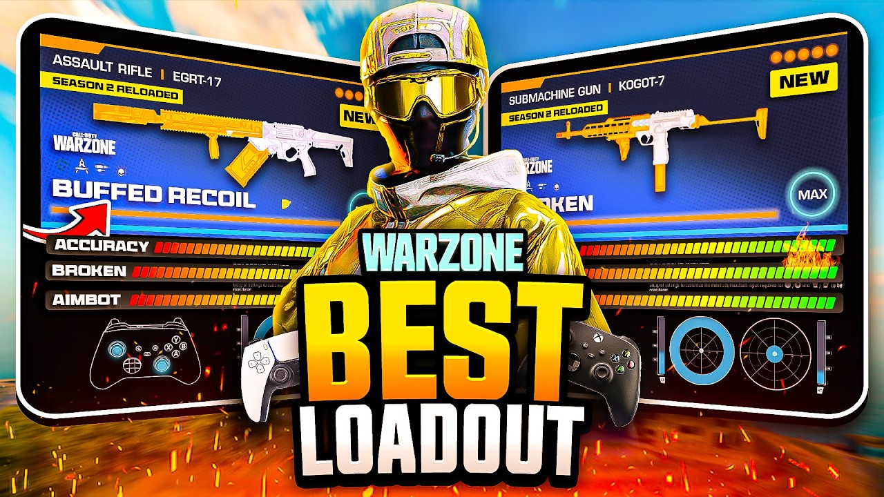 the BEST *BROKEN* BUFFED META LOADOUT in Warzone after the NEW UPDATE! (Best EGRT Class Setup)