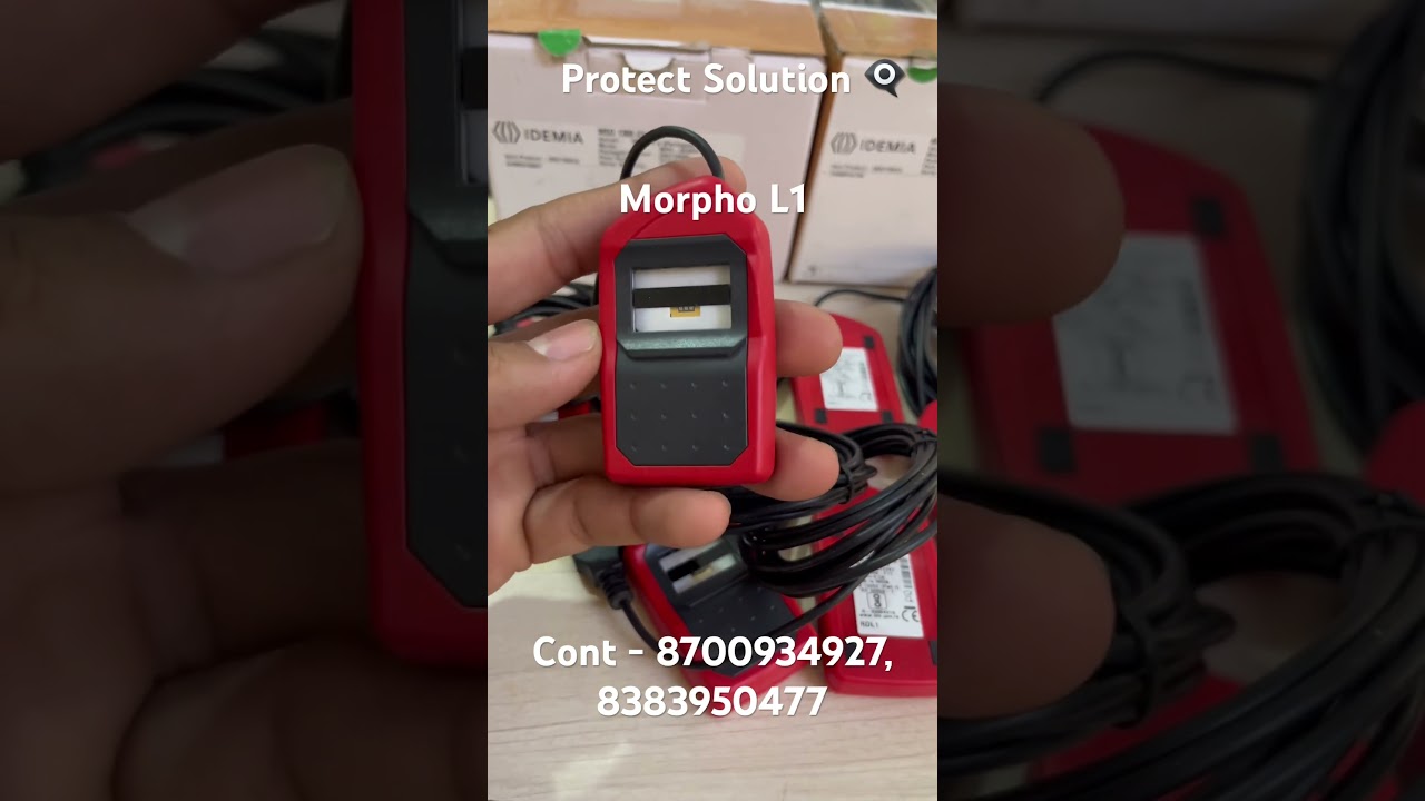 Morpho L1 Finger Print Scanner #devices #rdservice #morpho #csc #govt #protectsolution