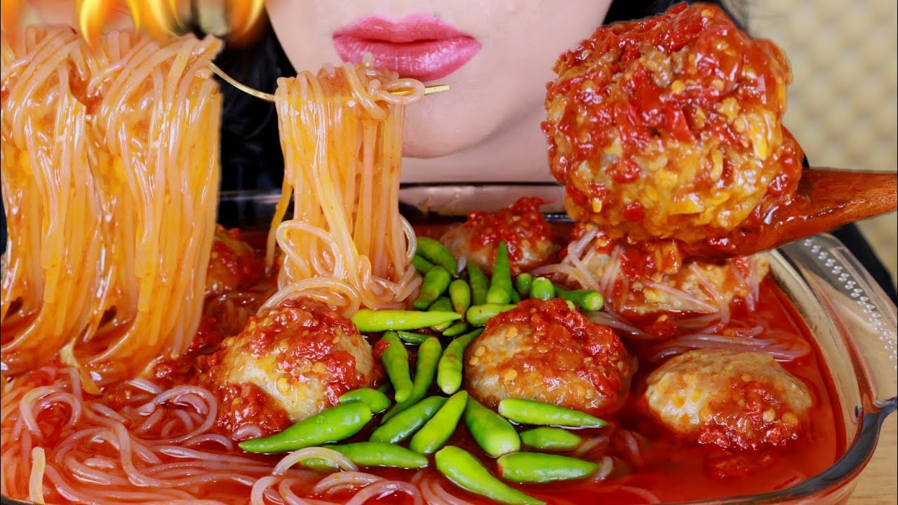 ASMR BAKSO CINCANG SOUN PEDAS | ASMR MUKBANG INDONESIA