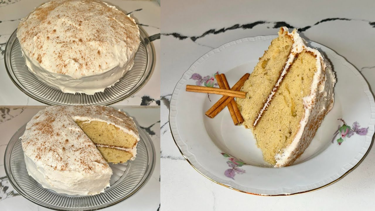 Eggnog Cake - Semi-Homemade Eggnog Cake Recipe - Cake Mix Hacks - Ellen’s ChristKwan Series 🍰🥛