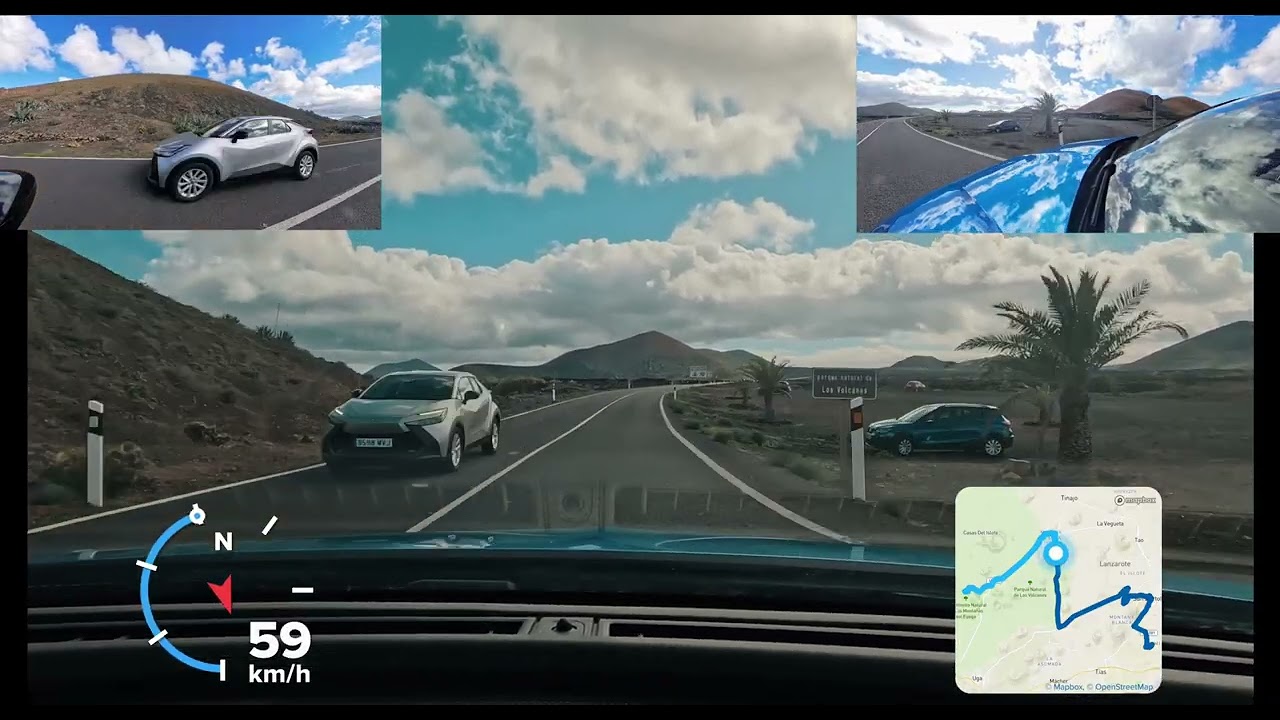 Lanzarote  - Drivers Eye - Teil 02 - Parc Nacinal del Teide nach Arrecife