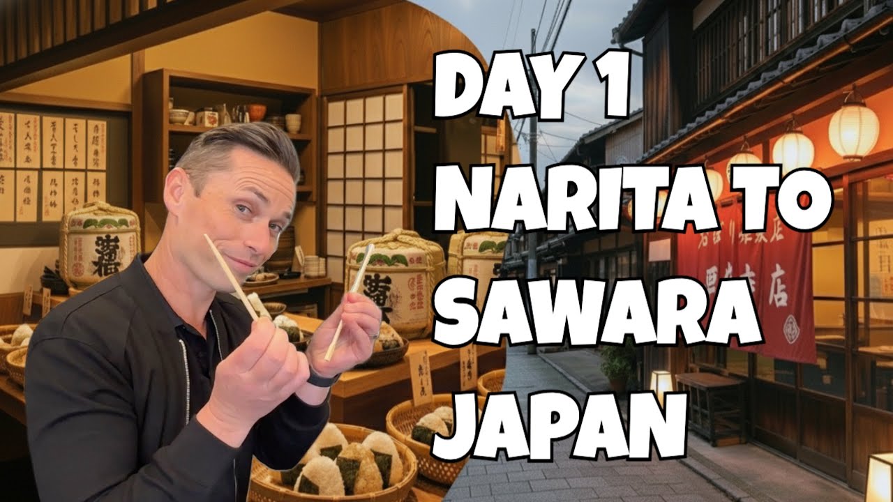 Day 1 in Japan 🇯🇵 Narita to Sawara | Sake Brewing & Local Adventures! 🍶