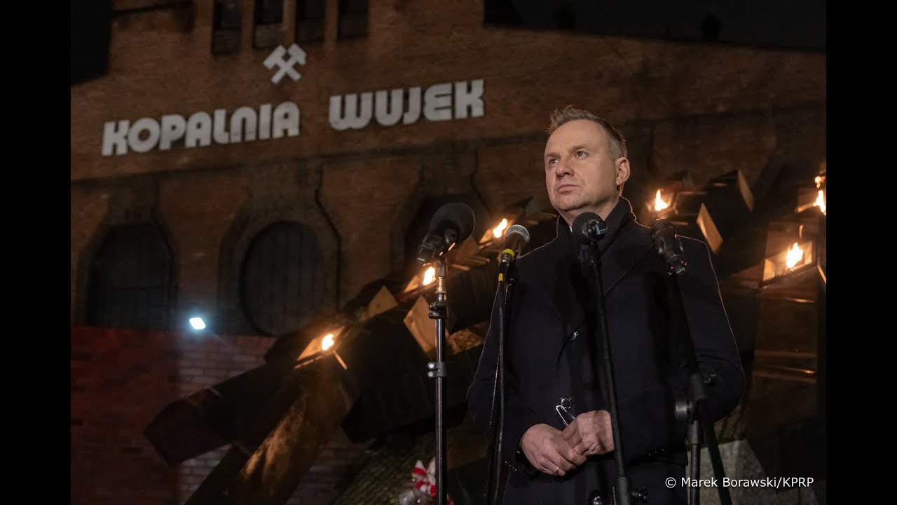 Katowice | Prezydent RP oddał hołd ofiarom pacyfikacji kopalni „Wujek”
