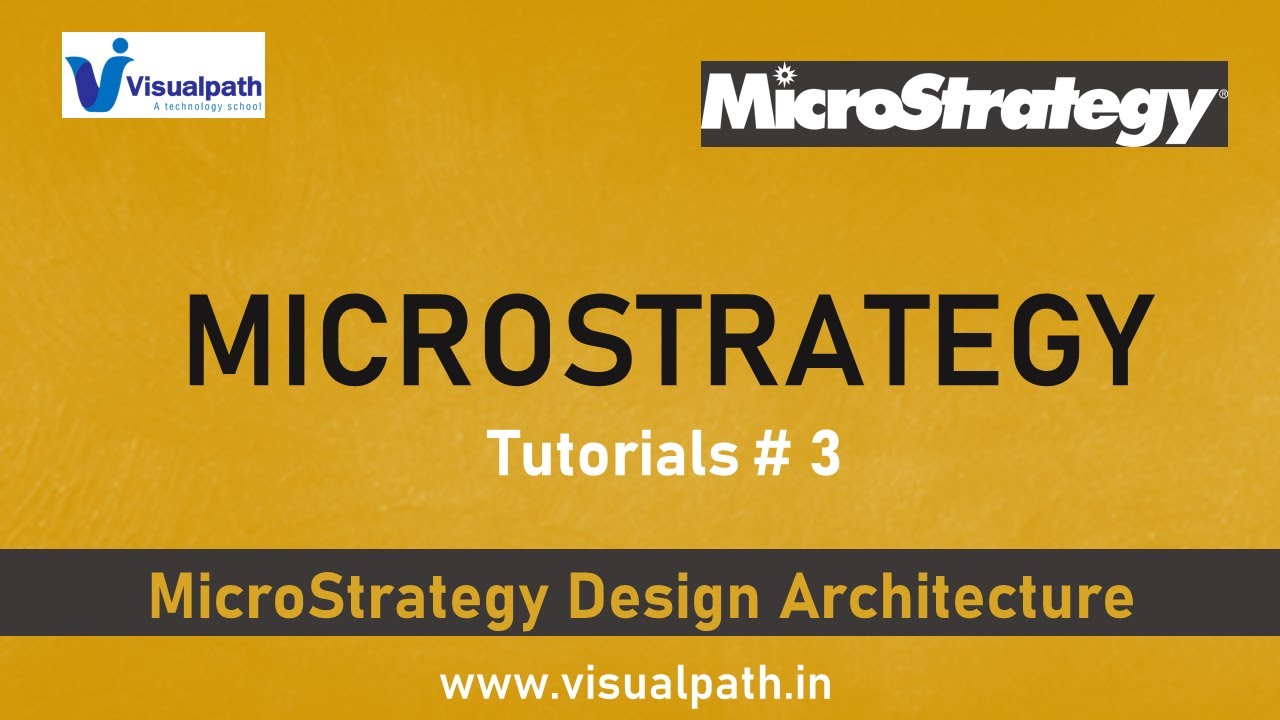 #3 MicroStrategy Design Architecture | MicroStrategy Architecture Tutorials