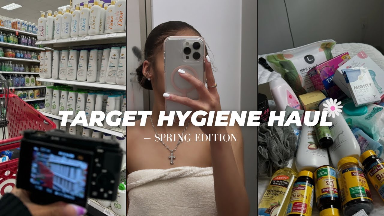 VLOG: Приходите за покупками в Target со мной и моими средствами гигиены на 300 долларов (весенни...