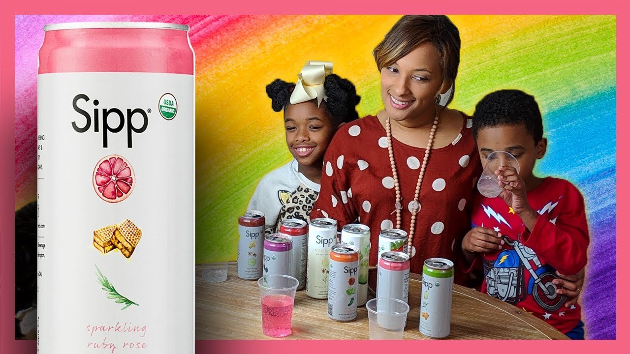 Fun Kids Taste Test - Sipp Sparkling Organics Taste Test by Buddy and Sister