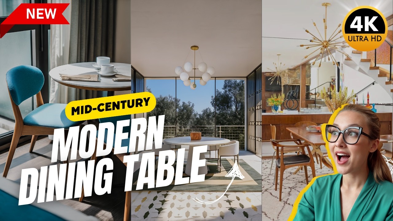 Top 5 Modern Dining Table Ideas 2025 | Stunning Mid Century Chairs, Sets & Timeless Style Trends