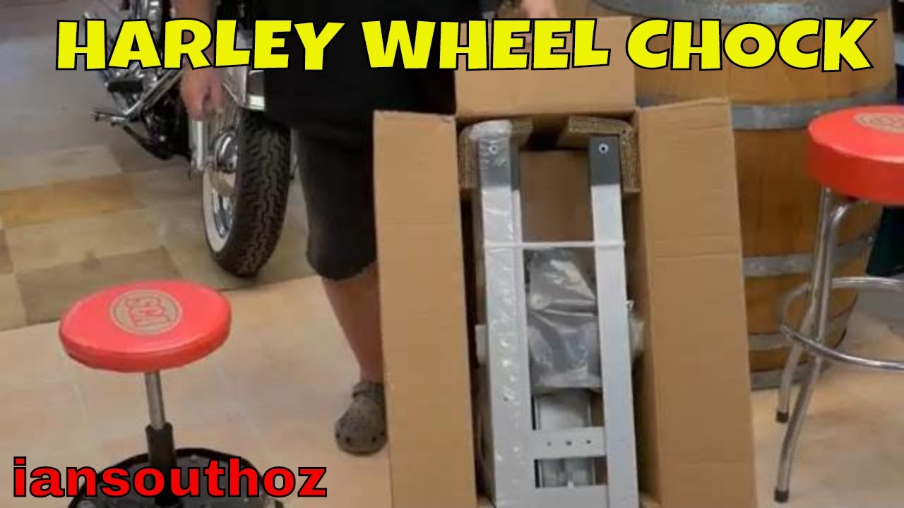 HARLEY DAVIDSON WHEEL CHOCK REVIEW (for any bike)