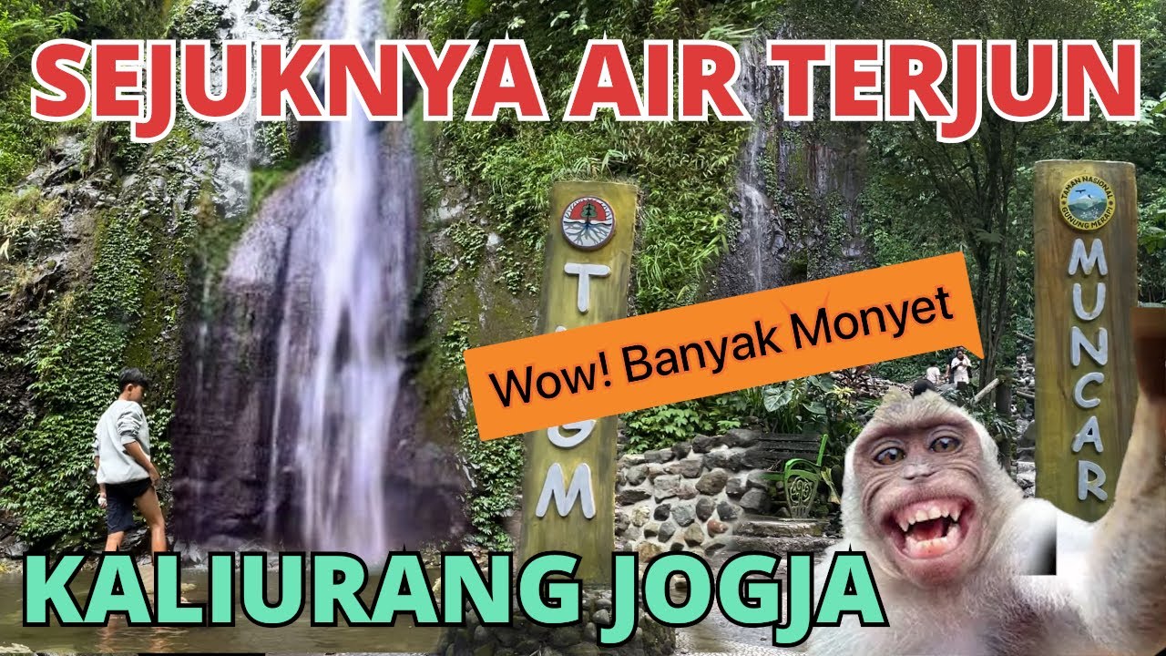 Tlogo Muncar - Air Terjun di Kaliurang Sleman Jogja - wisata alam