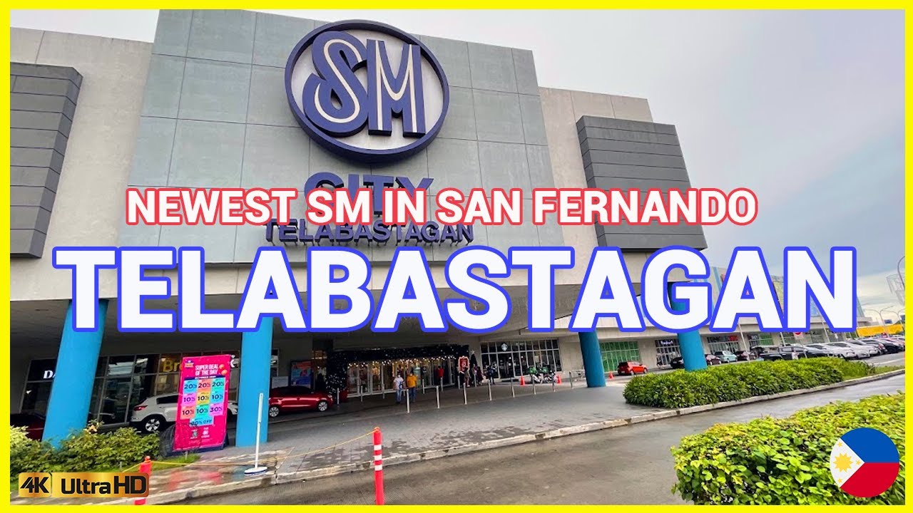 SM CITY TELABASTAGAN San Fernando Pampanga Mall Walking Tour Philippines 4K