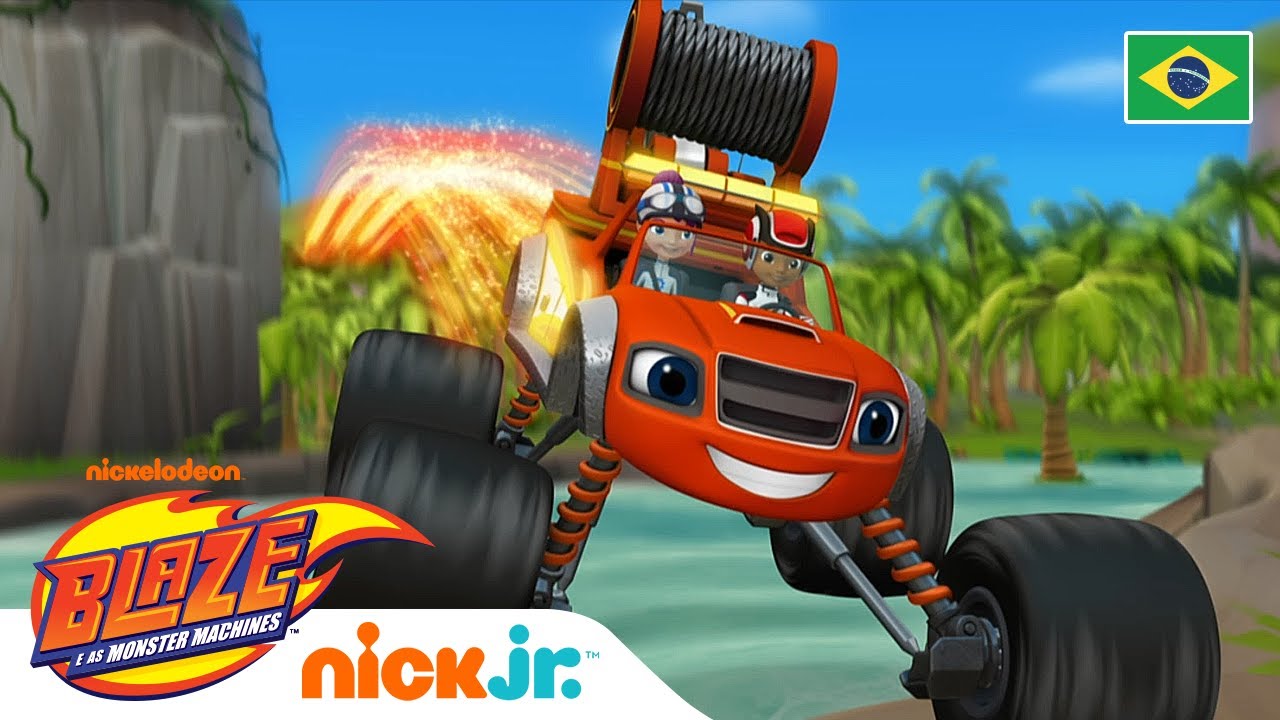O Blaze precisa salvar o Listrado! | Blaze e os Monster Machines