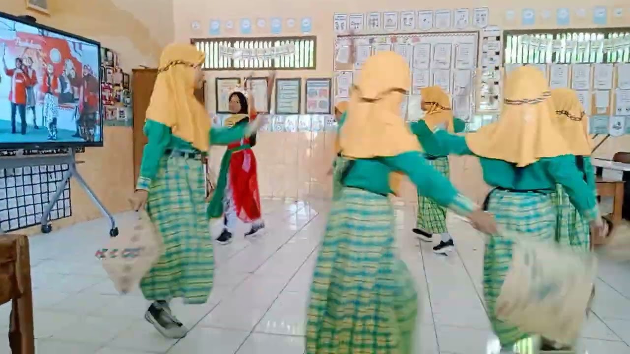 Semangat latihan Nari untuk lomba siaga tingkat kabupaten 💪🙏