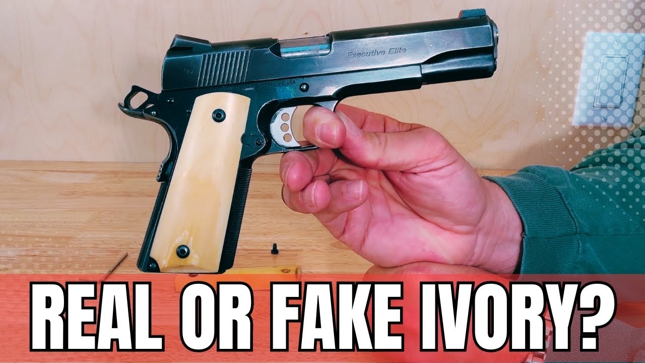 1911 Pistol Grips - Real Ivory or Fake