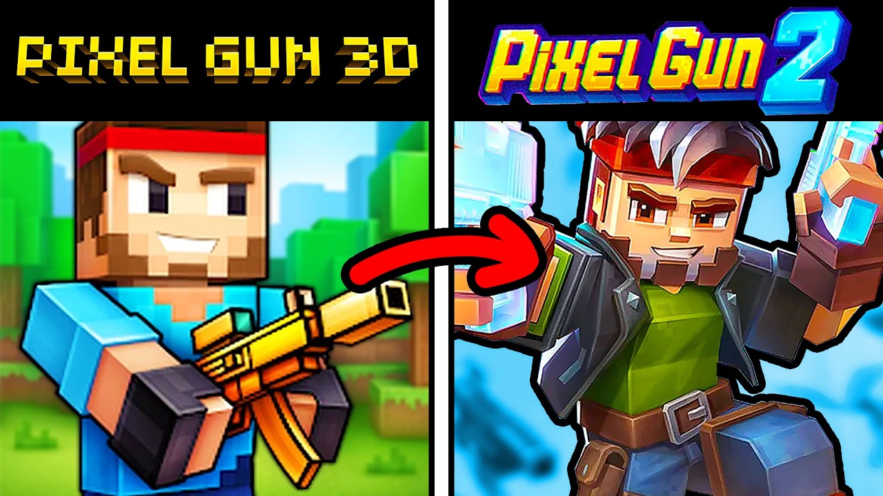 Zagrałem w Pixel Gun 3D 2 i... CO TO JEST 💀