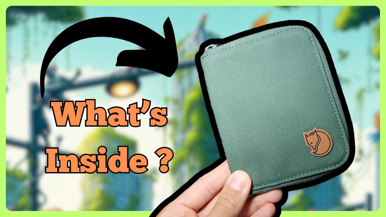 Fjällräven Zip Wallet Review | What's Inside? | The Perfect EDC Wallet ?