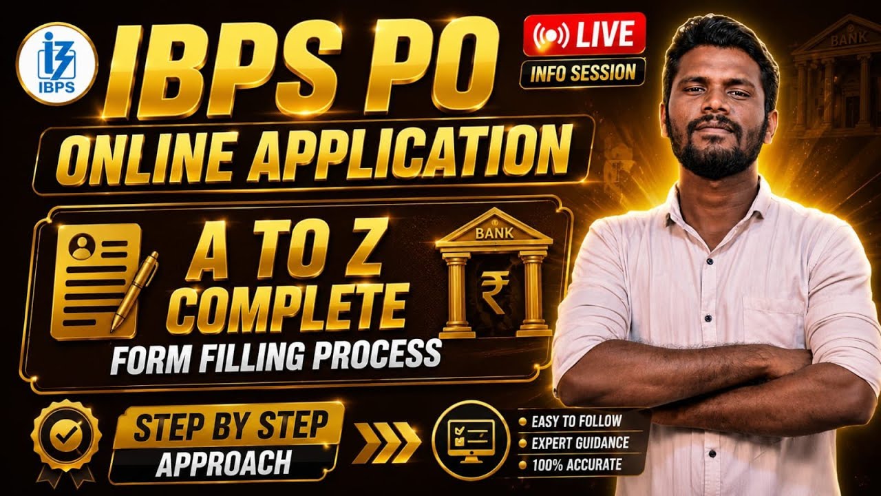 HOW TO APPLY IBPS PO 2026 ONLINE IN TAMIL | A TO Z COMPLETE FORM FILLING PROCESS BY JD
