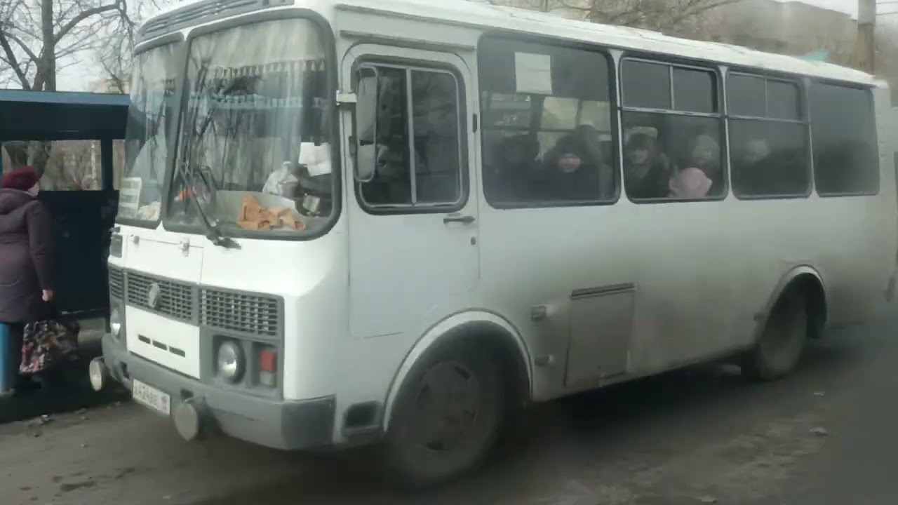 Поездка на автобусе isuzu Богдан а580ем lpr г. Ровеньки.