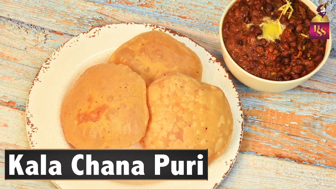 Kala Chana Masala Puri | Kala Chana Masala | Kala Chana Puri Recipe | Chef Harpal Singh
