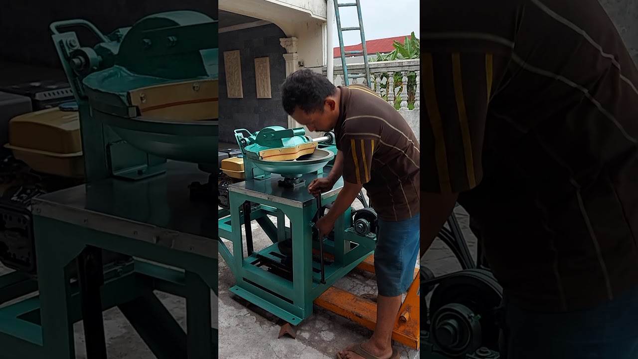 Mixer diameter wajan 55 cm... penggerak engine bensin..